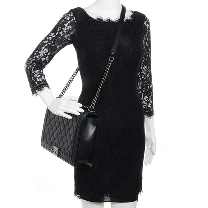 Chanel Calfskin Quilted Large Boy Flap Black 2 of 10