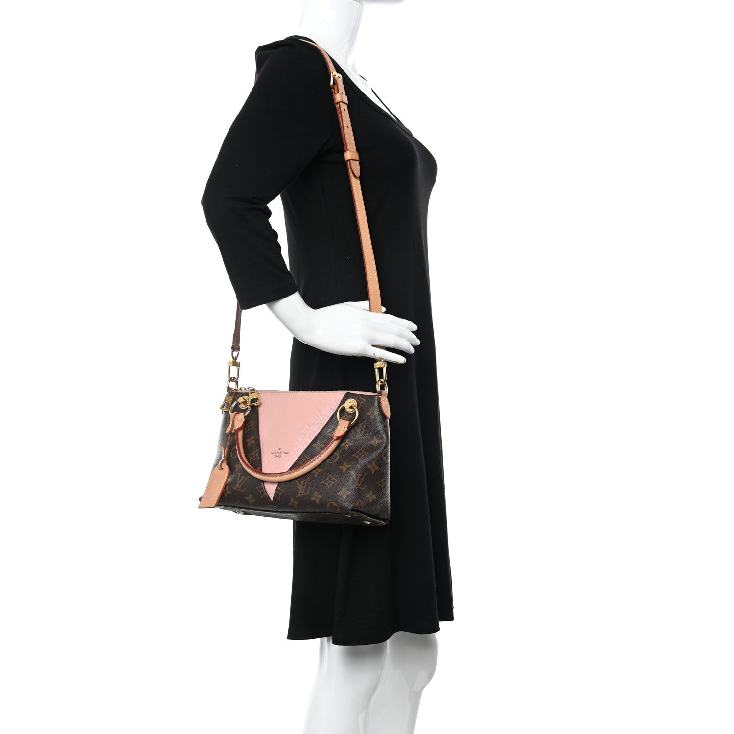 Louis Vuitton Monogram V Tote BB Rose Poudre 2 of 11
