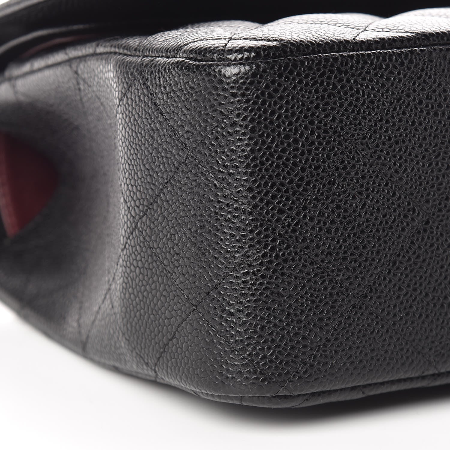 Chanel Caviar Quilted Jumbo Double Flap Black 10 of 12