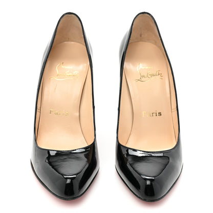 Christian Louboutin Patent Pigalle 100 Pumps 37.5 Black 2 of 12