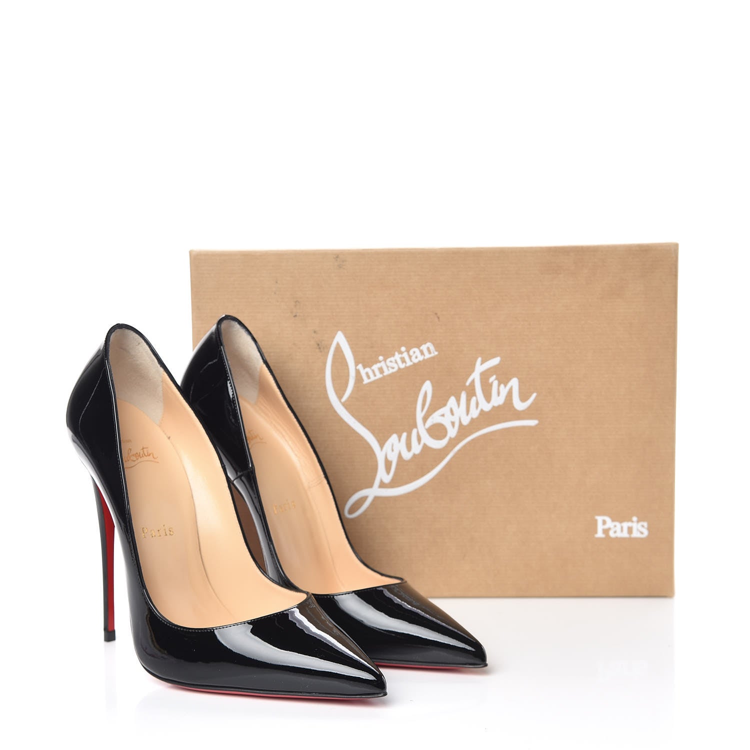 Christian Louboutin Patent So Kate 120 Pumps 38 Black 8 of 8
