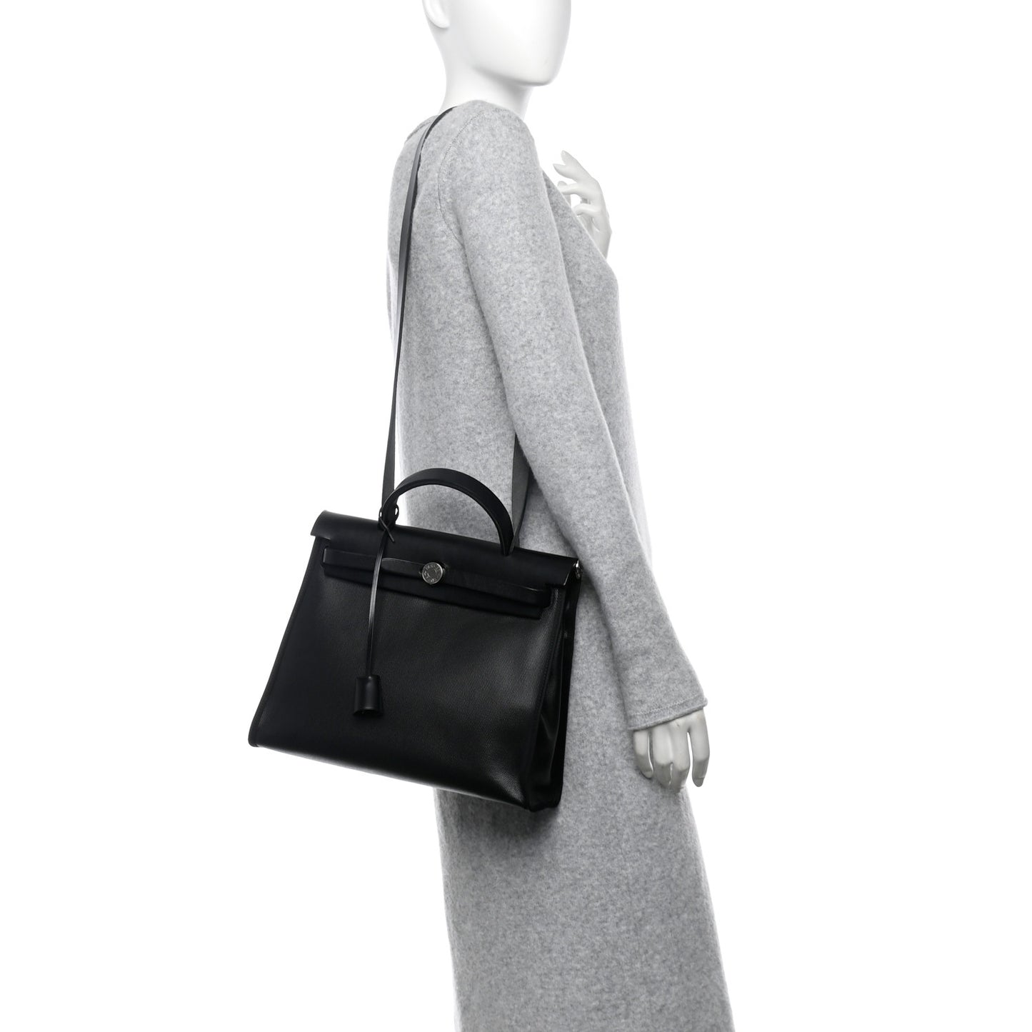 Toile H Berline Vache Hunter Herbag Zip PM 31 Black Ecru