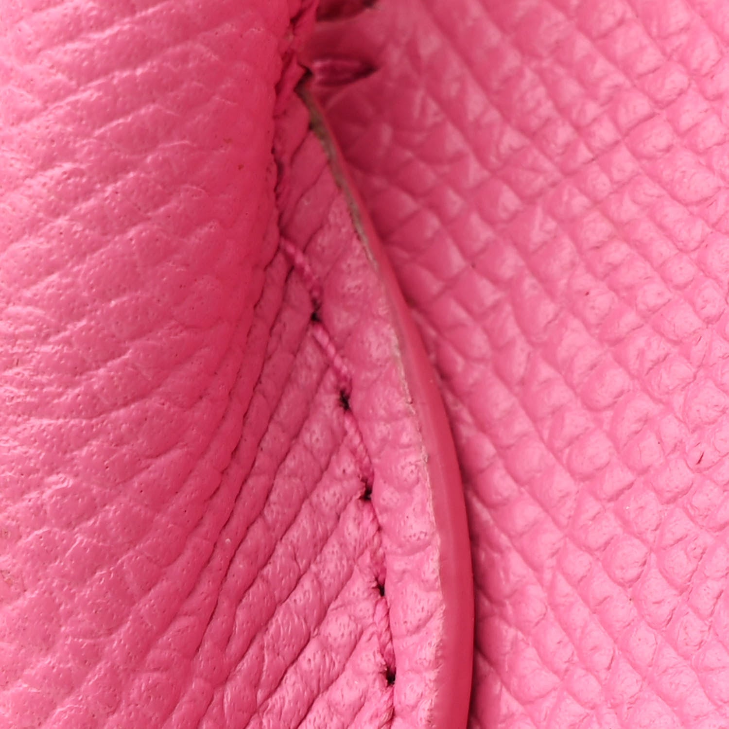 Balenciaga Signature Grained Calfskin Logo XXS Ville Top Handle Bag Rose Bubblegum Black 10 of 12