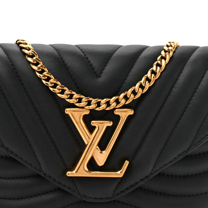 Louis Vuitton Calfskin New Wave Multi Pochette Black 13 of 25