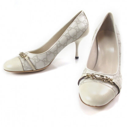 Gucci Guccissima Heels Ivory 37.5 1 of 9