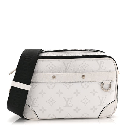 Louis Vuitton Taiga Monogram Alpha Messenger Optic White 1 of 10