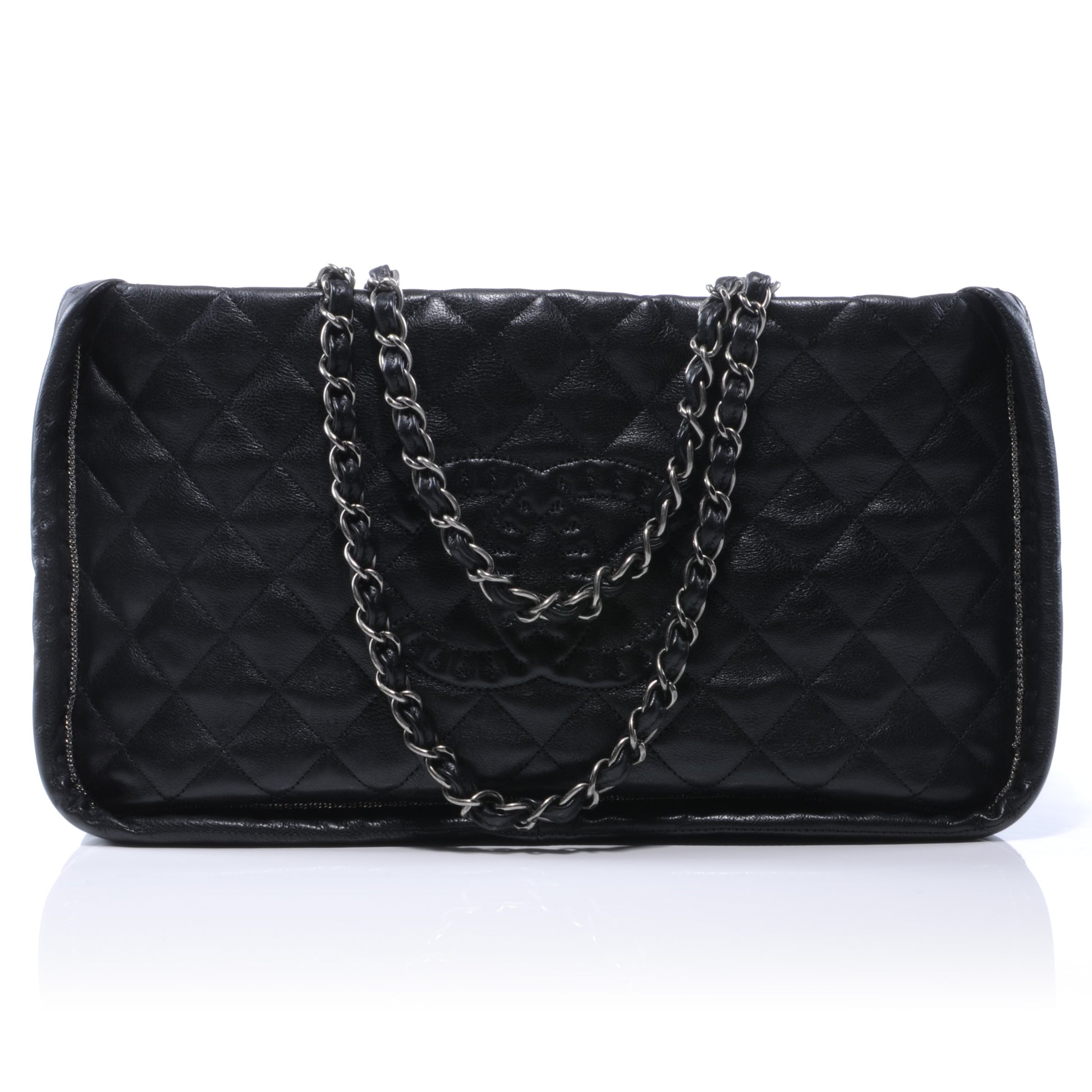 Chanel Leather Small Istanbul Tote Black 1 of 9