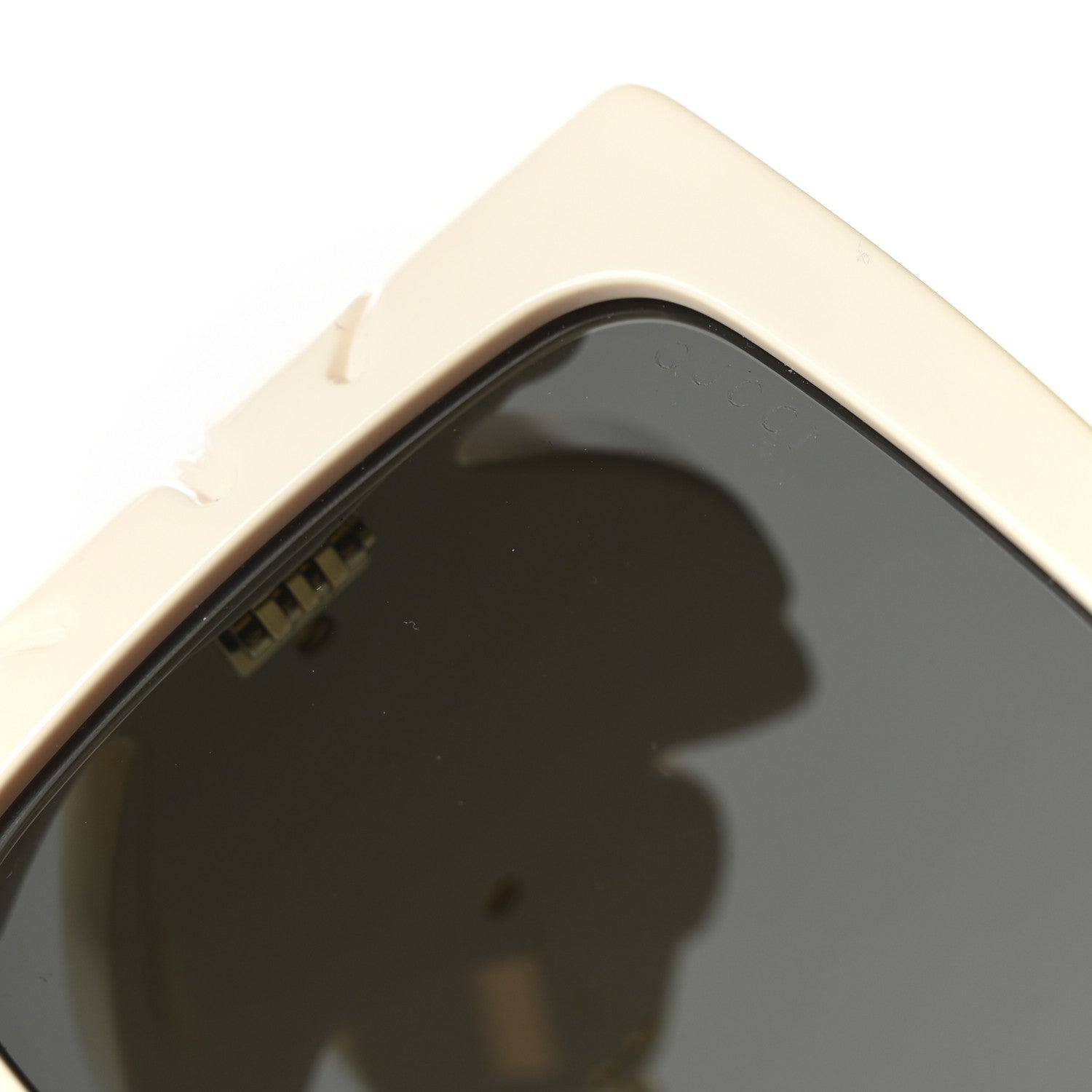 Gucci Acetate Square Frame Wing Sunglasses GG0535S Ivory 7 of 8