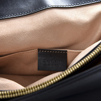 Gucci Pienza Calfskin Side Messenger Bag Black 6 of 10