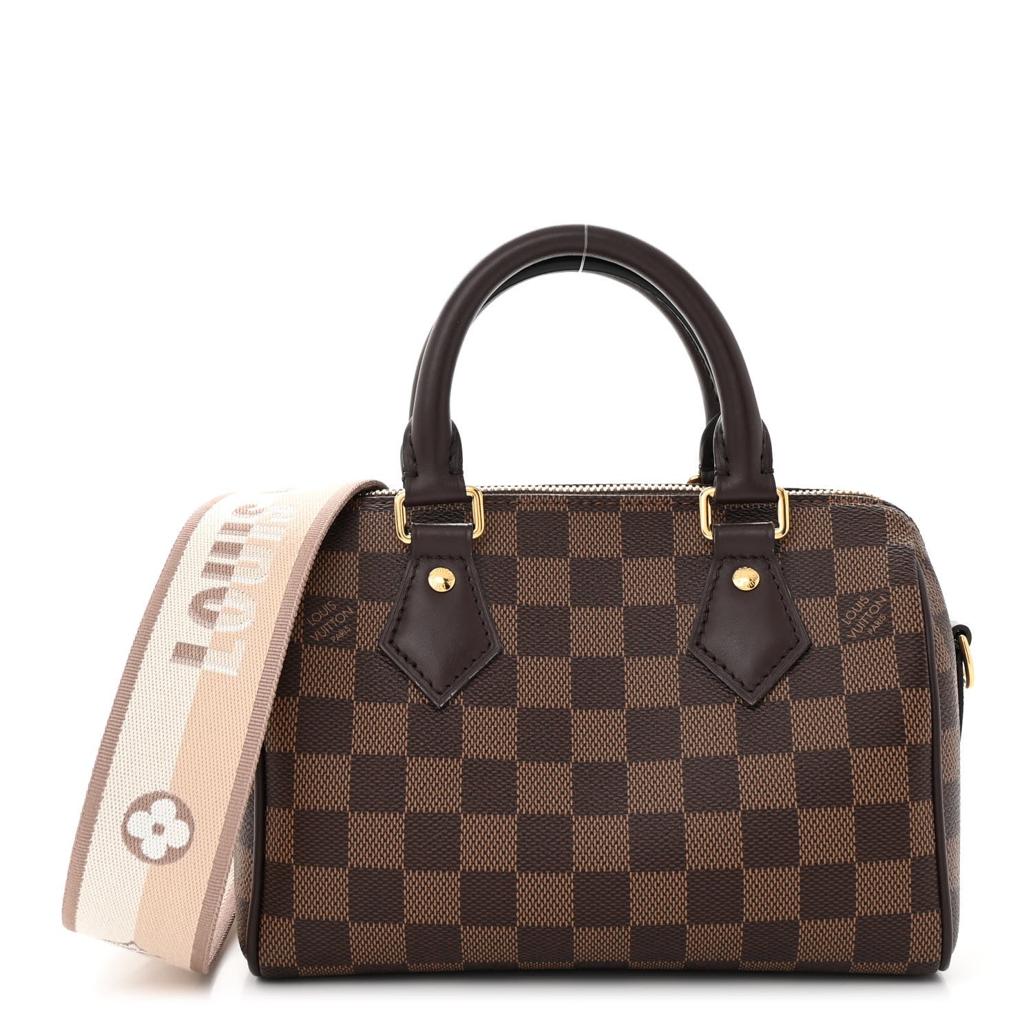 Louis Vuitton Damier Ebene Speedy Bandouliere 20 1 of 10
