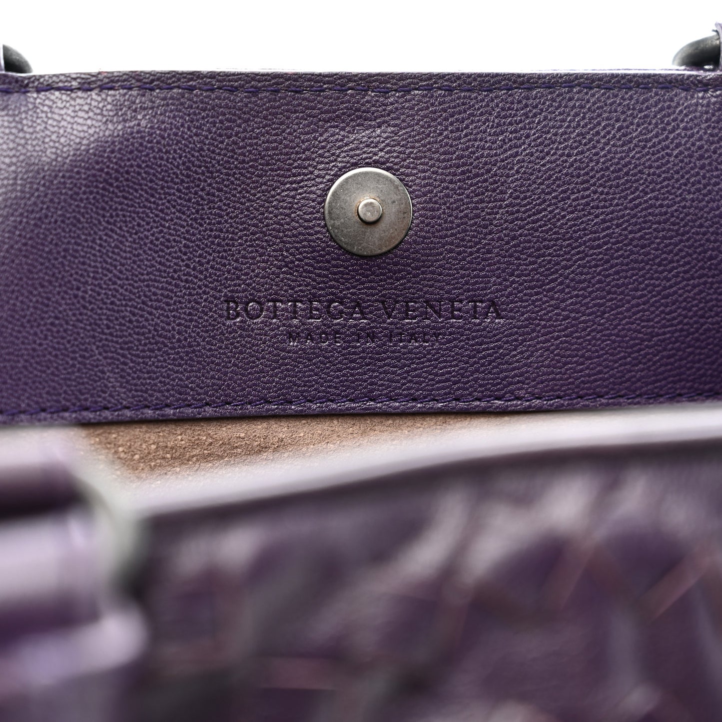 Nappa Intrecciato Maggiore Small Basket Bag Monalisa