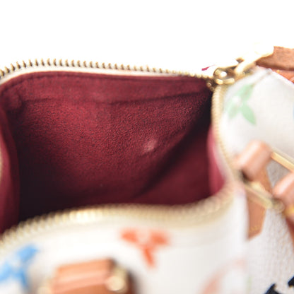 Louis Vuitton Monogram Multicolor Mini Sac HL Speedy White 8 of 14