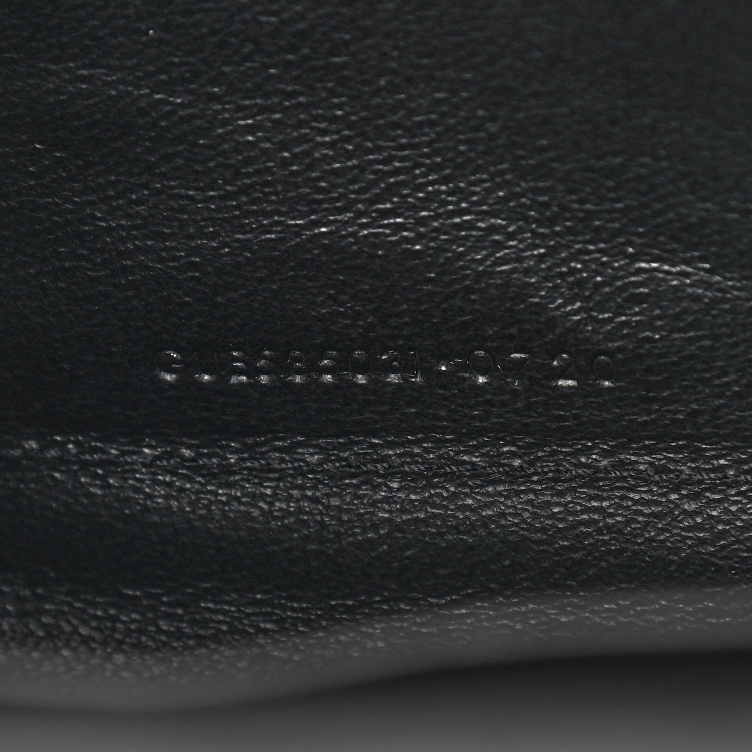 Saint Laurent Lambskin Diamond Quilted Becky Chain Wallet Black 8 of 10