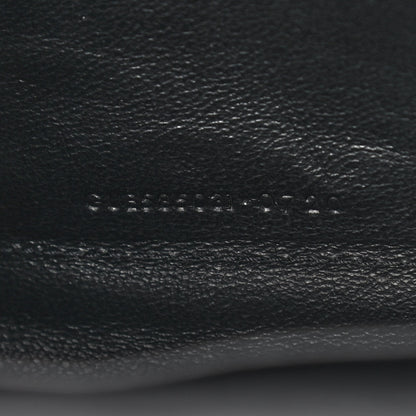 Saint Laurent Lambskin Diamond Quilted Becky Chain Wallet Black 8 of 10