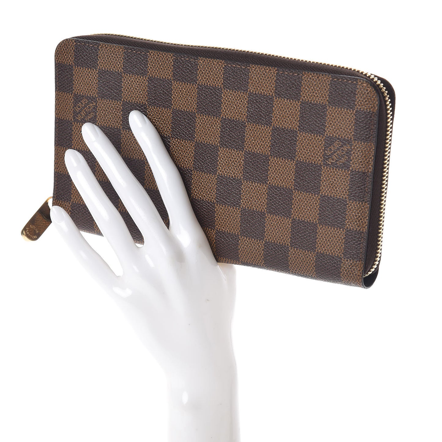 Damier Ebene Zippy Organizer Wallet