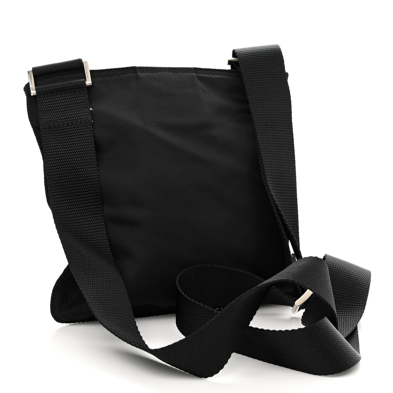 Prada Tessuto Nylon Messenger Bag Black 2 of 9