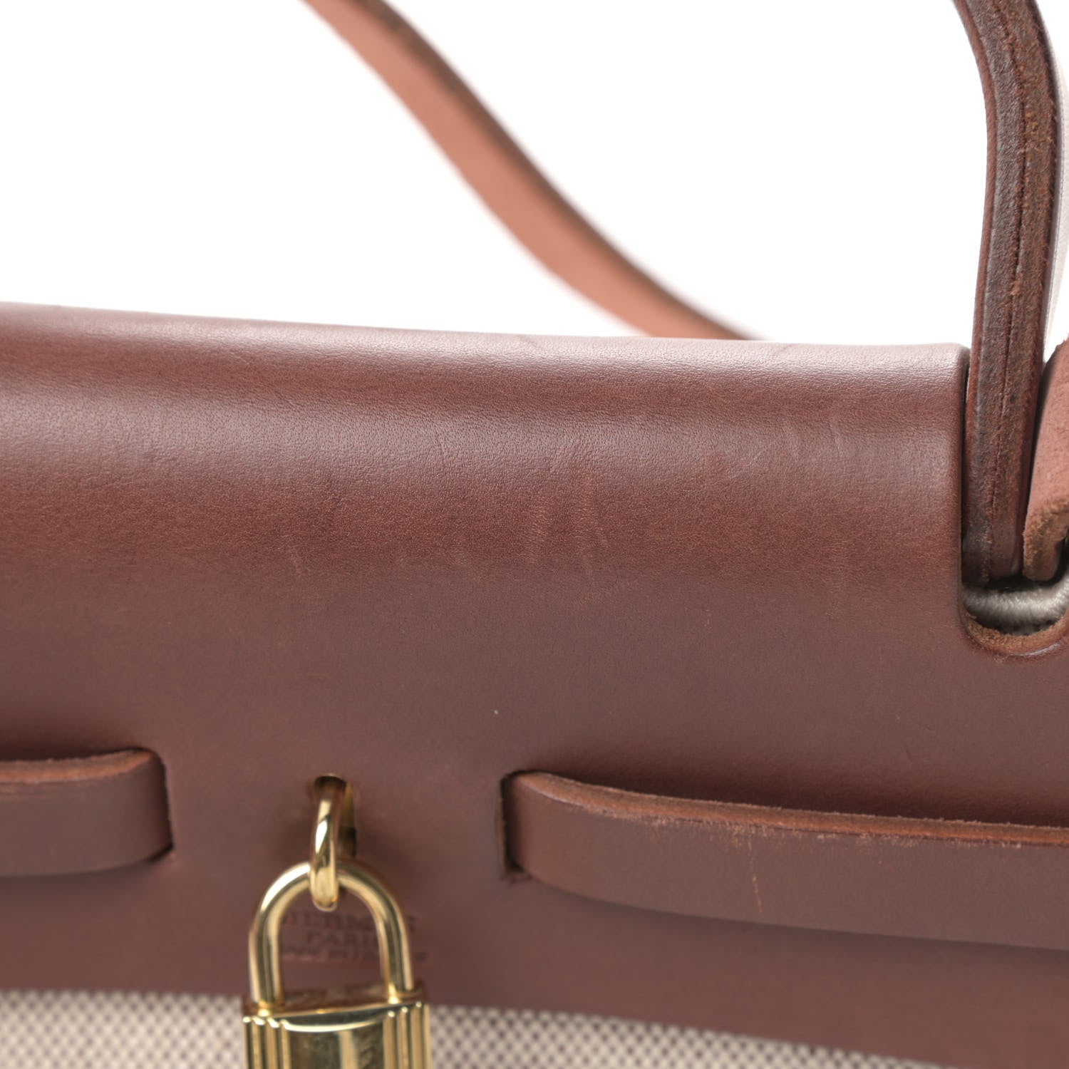 Hermes Toile Vache Herbag 2 in 1 PM Natural Havane 14 of 16