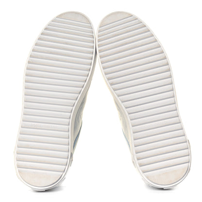 Louis Vuitton Monogram Embossed Lambskin Time Out Sneakers 38 Light Blue Pastel 5 of 12