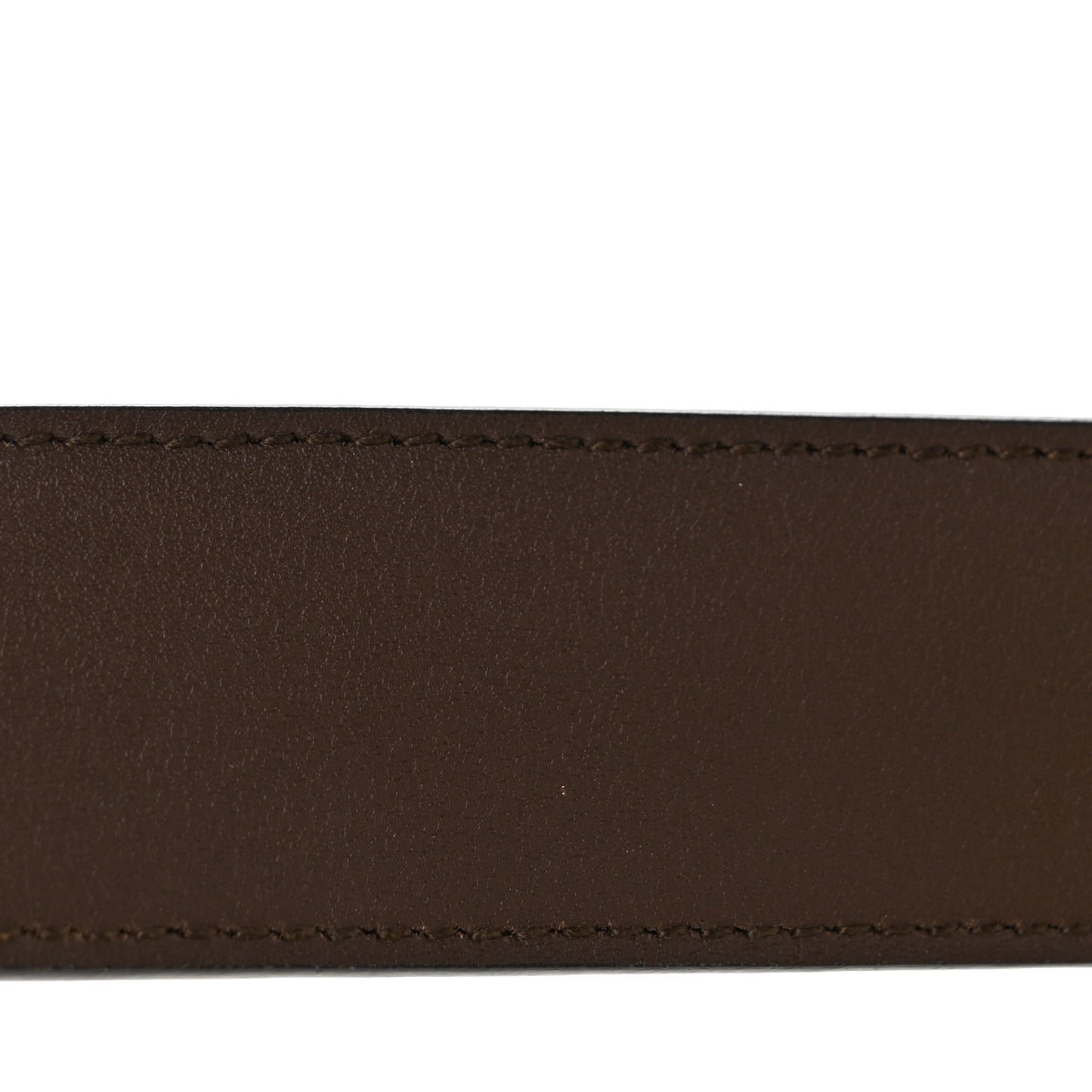 Supreme Monogram Calfskin Rectangular Belt 75 30 Brown