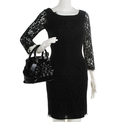 Louis Vuitton Patent Fascination Lockit BB Frame Black 2 of 7