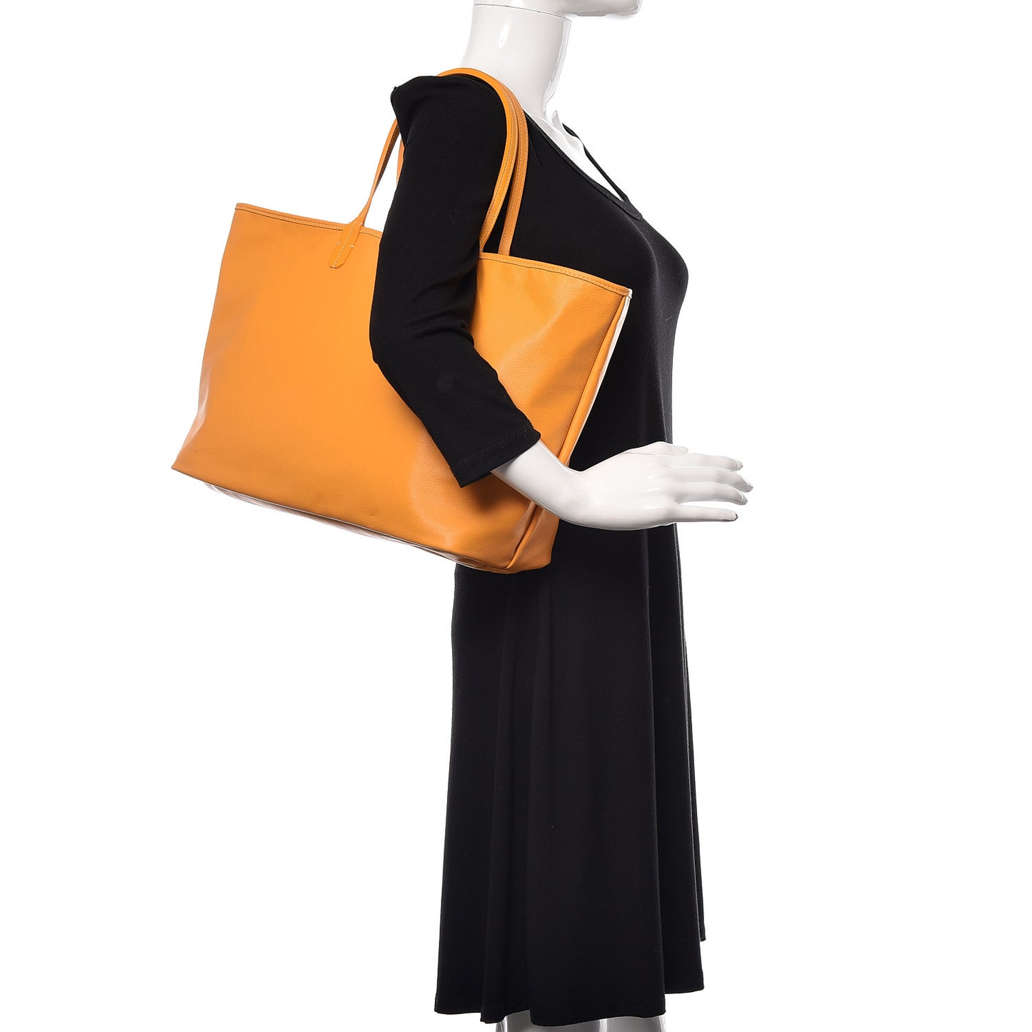 Goyardine Reversible Anjou PM Yellow