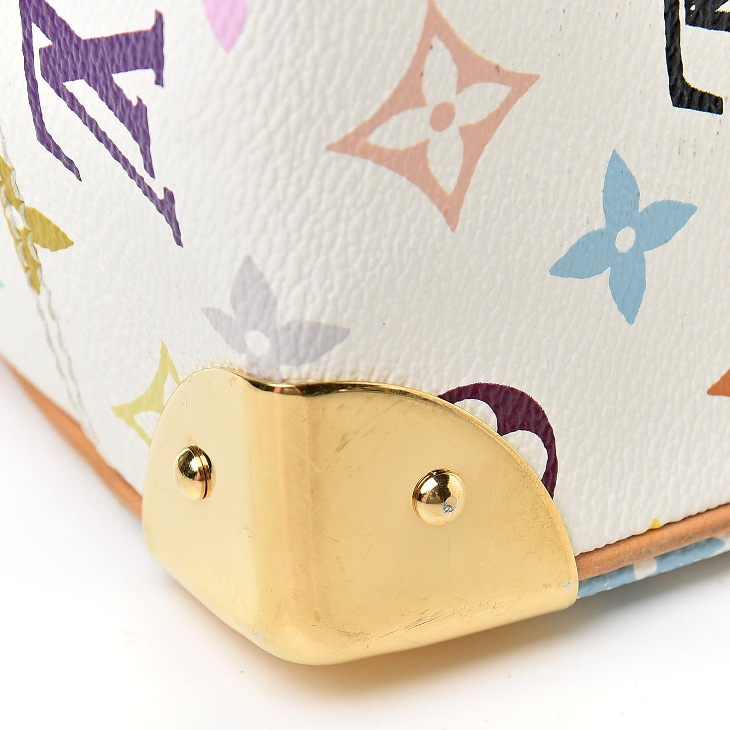 Monogram Multicolor Trouville White