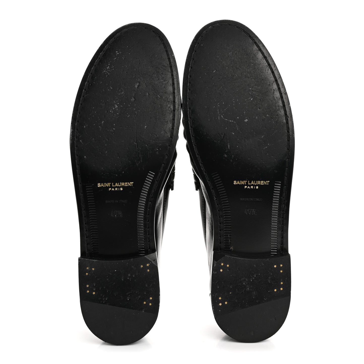 Nappa Sugar Le Loafer 15 Penny Slippers 40.5 Black