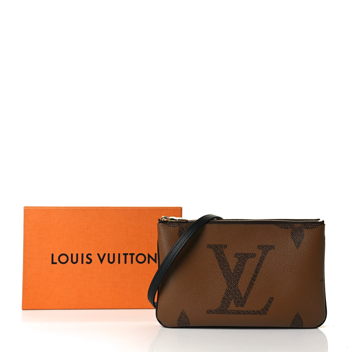 Louis Vuitton Reverse Monogram Giant Double Zip Pochette 8 of 8