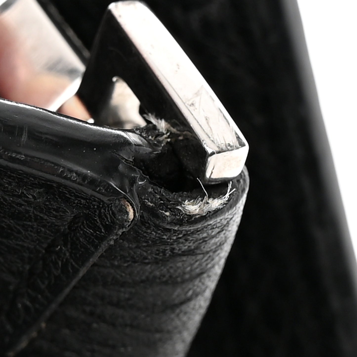 Grained Calfskin Baby Sac De Jour Souple Black