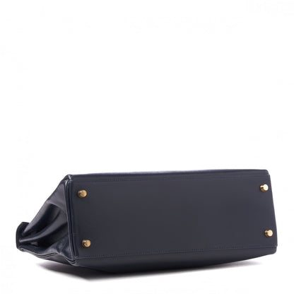 Hermes Box Kelly Retourne 32 Indigo 4 of 40