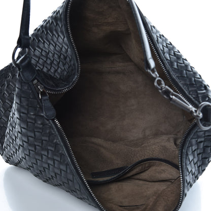 Bottega Veneta Nappa Intrecciato Shoulder Bag Black 5 of 10