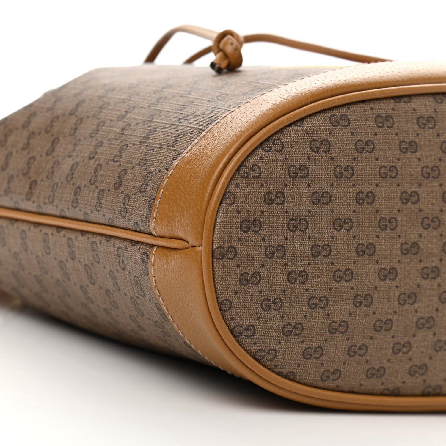Gucci X DISNEY Mini Vintage GG Supreme Monogram Bucket Bag Beige Vintage Sun Oil 9 of 10