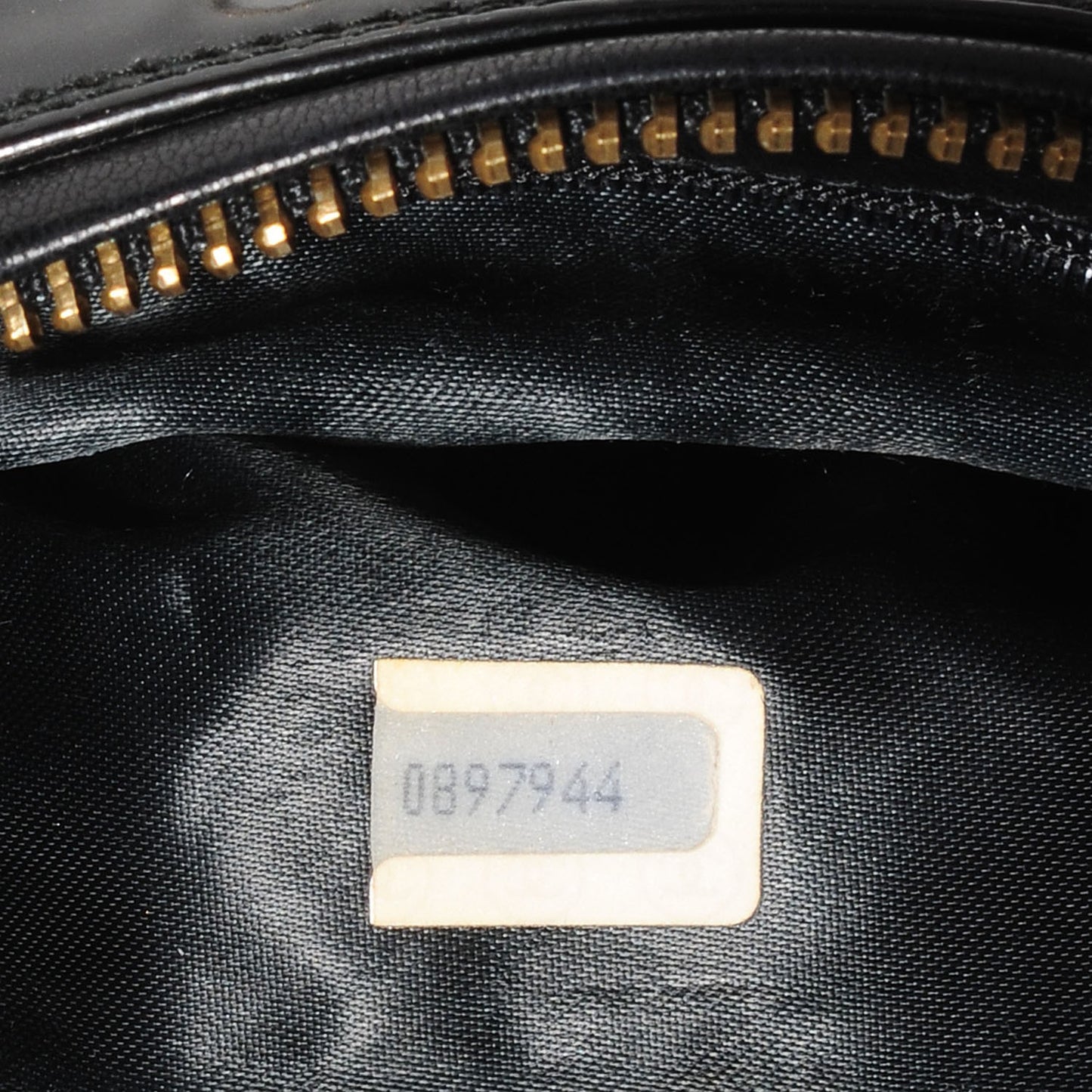 Patent Quilted Tassel Camera Case Black