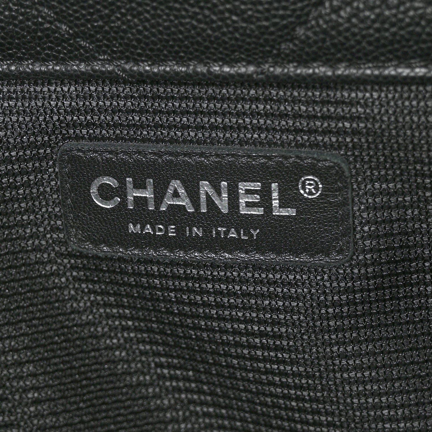 Chanel Calfskin Chevron Quilted XXL Travel Flap Bag Black 6 of 11