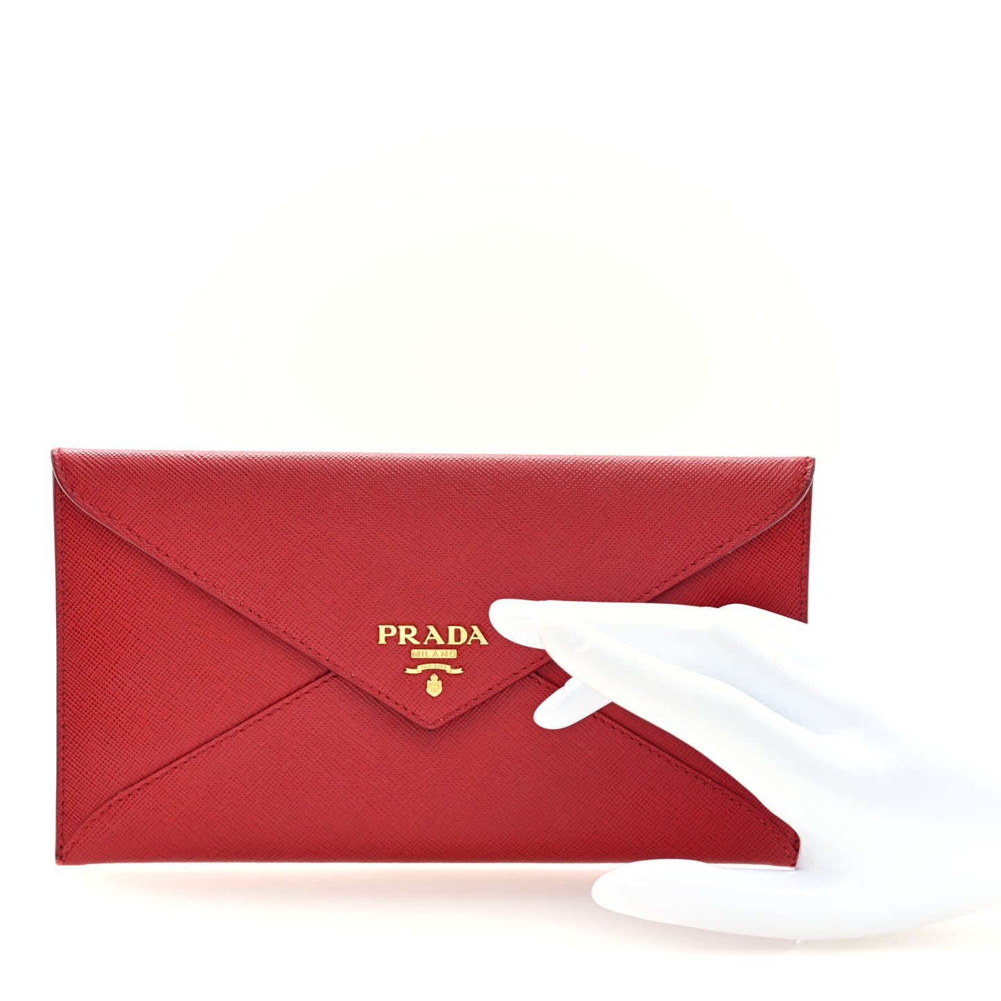 Saffiano Envelope Wallet Red