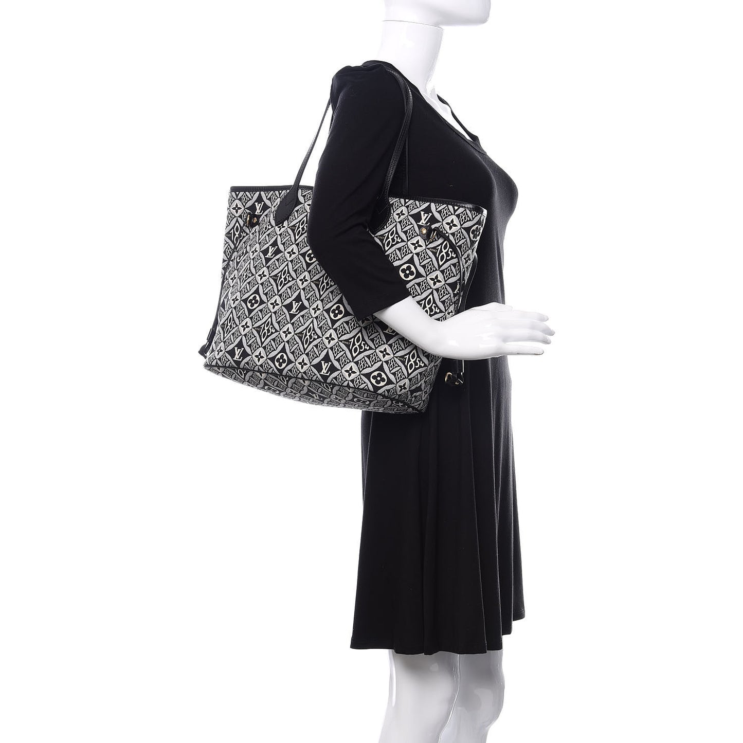 Jacquard Since 1854 Neverfull MM Grey