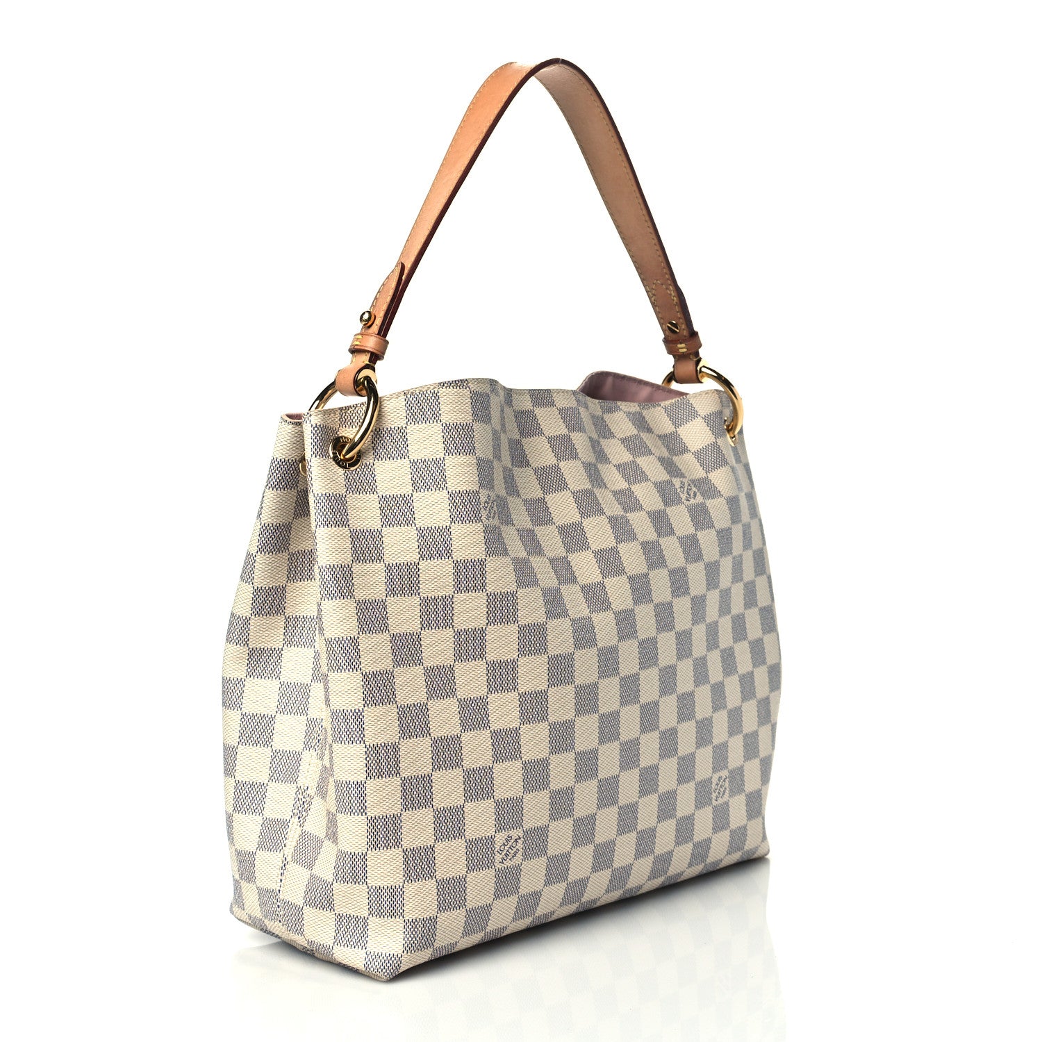Louis Vuitton Damier Azur Graceful PM Rose Ballerine 3 of 9