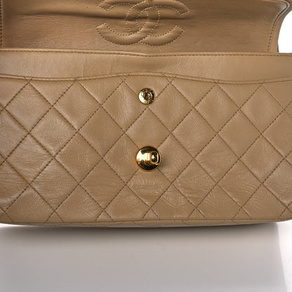 Chanel Lambskin Quilted Small Double Flap Beige 14 of 19