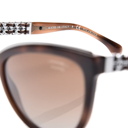 Chanel Lambskin Chain Polarized Sunglasses 5361-Q Brown 6 of 8