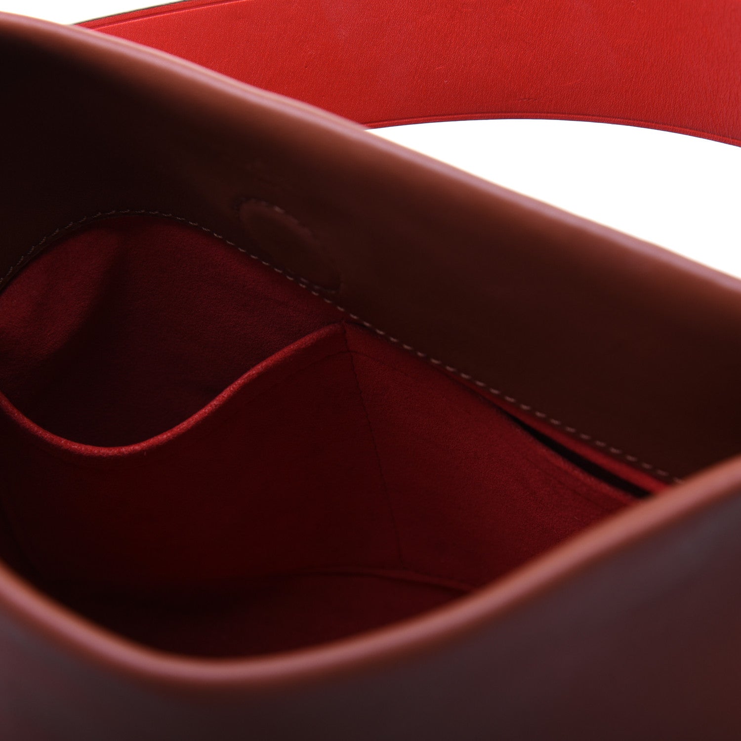 Louis Vuitton Monogram Tuileries Besace Caramel Rouge 12 of 21