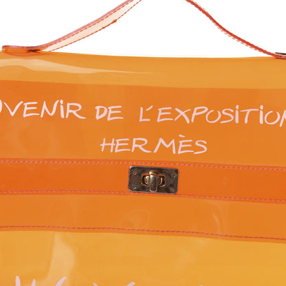 Hermes Vinyl Souvenir De L'Exposition Kelly Orange 5 of 8