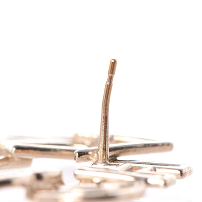 Chanel CC Logo Earrings Gold 5 of 6