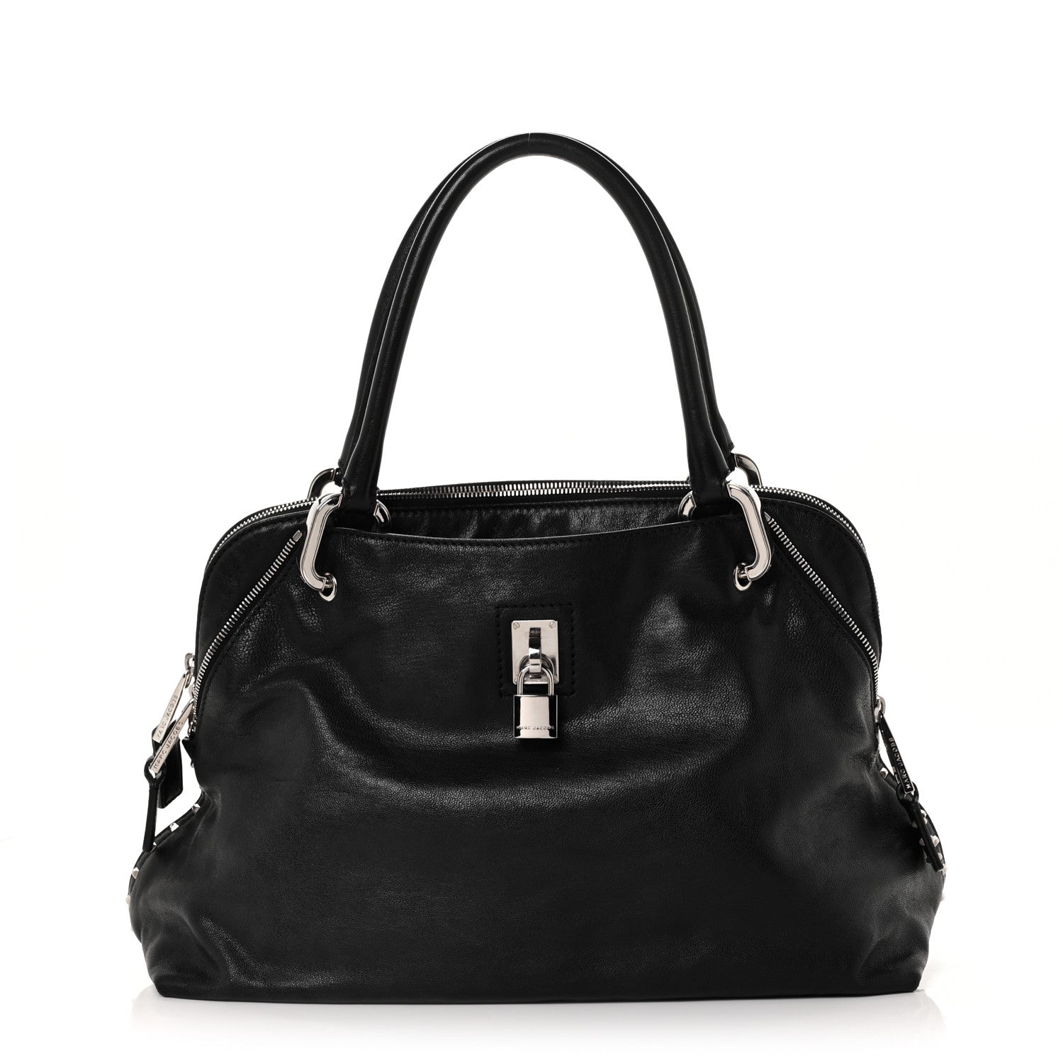 Marc Jacobs Lambskin Paradise Rio Satchel Black 1 of 7