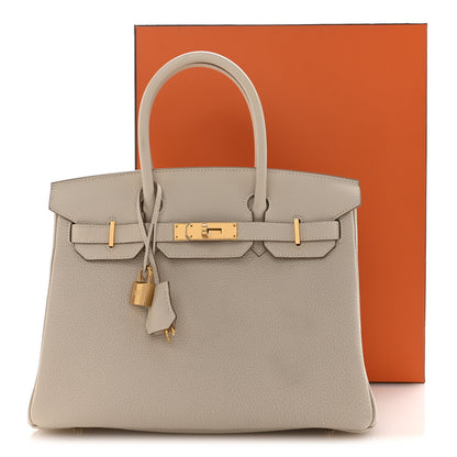 Hermes Togo Birkin 30 Craie 11 of 11