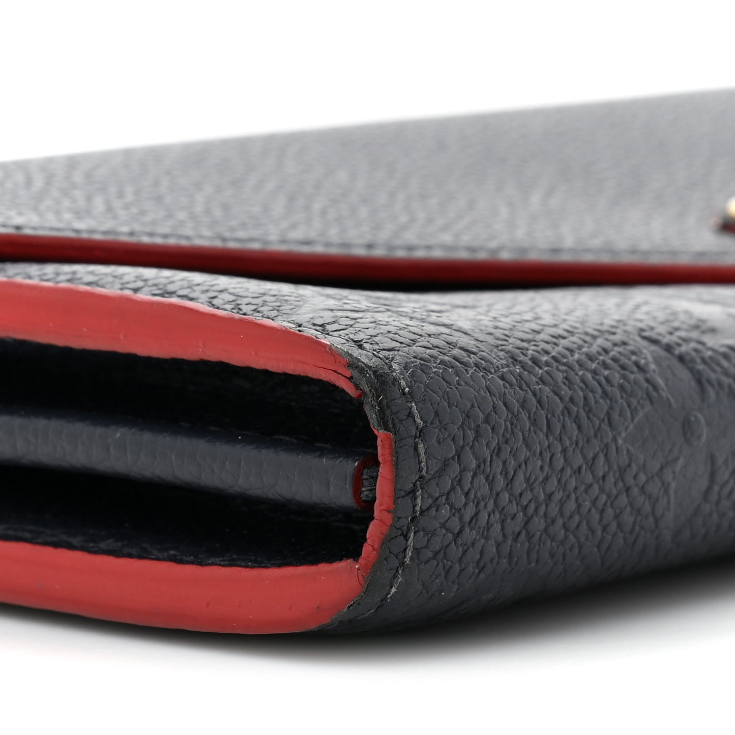 Empreinte Sarah Wallet NM Marine Rouge