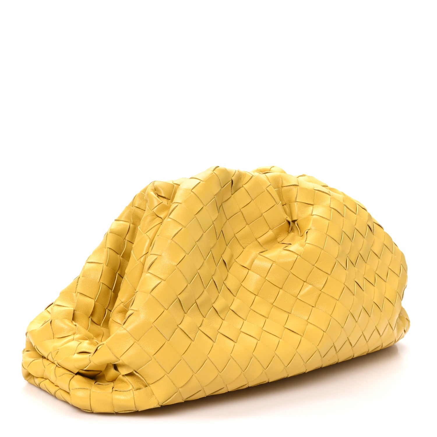 Bottega Veneta Nappa Maxi Intrecciato The Pouch Oversized Clutch Corn 3 of 9