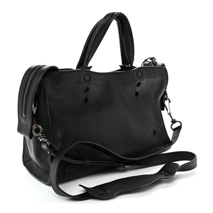 Balenciaga Veau Soyeux Perforated Blackout Hardware S City Black 3 of 11