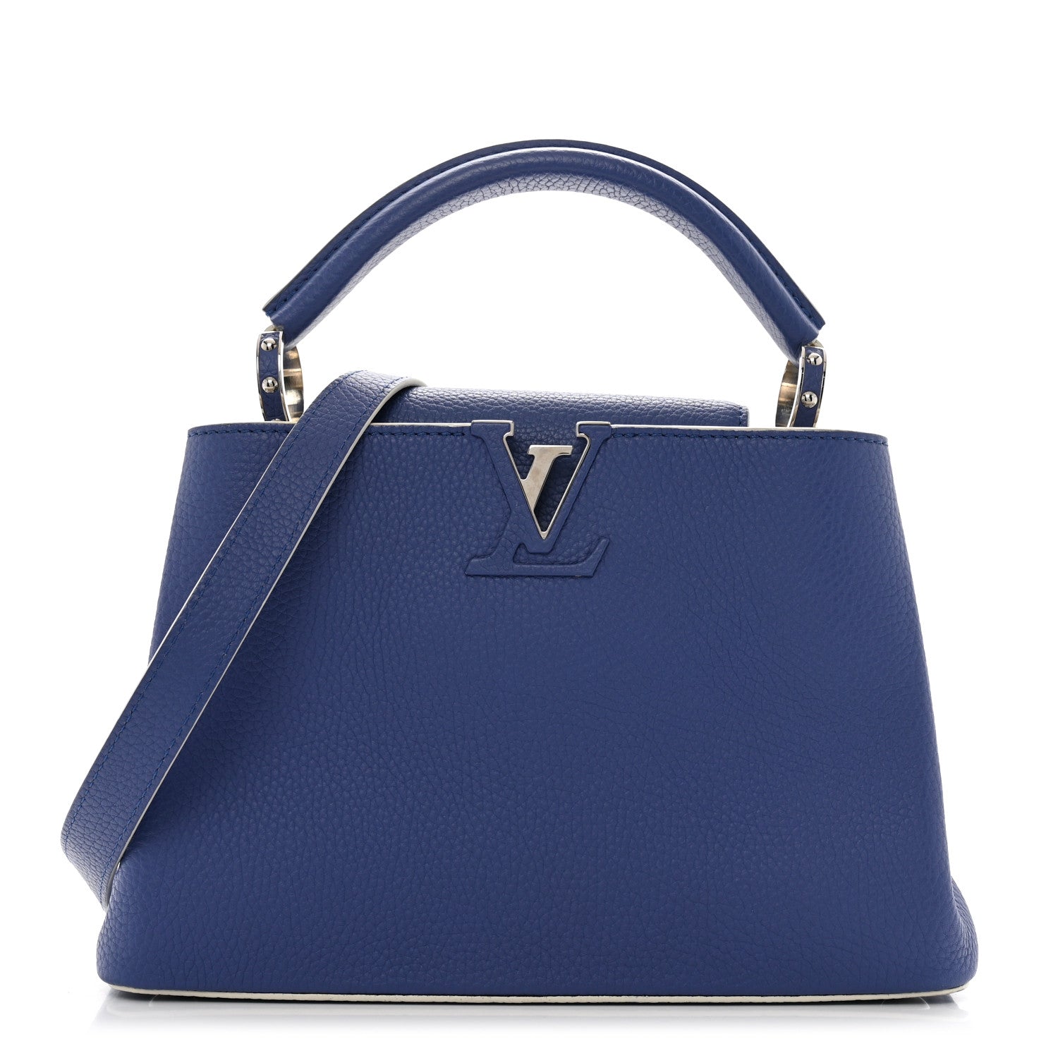 Louis Vuitton Taurillon Capucines BB Blue 1 of 12