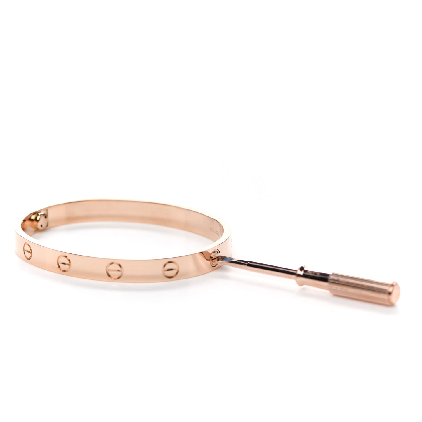 18K Pink Gold LOVE Bracelet 16