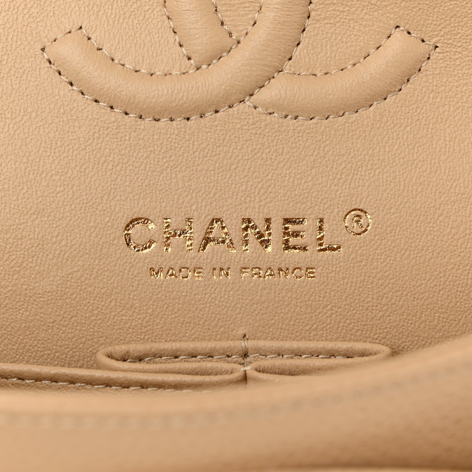 Chanel Caviar Quilted Small Double Flap Beige 6 of 11